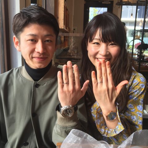 手づくり結婚指輪鍛造ＤＩＴＩＱＵＥ四国から福岡我流鍛造北九州