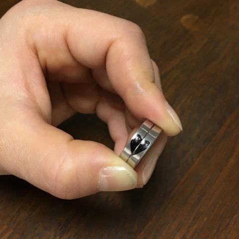 福岡北九州小倉ＤＩＴＩＱＵＥ手づくり結婚指輪我流鍛造